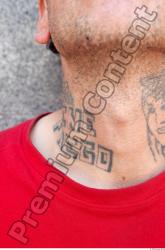 Neck Head Man Tattoo Nude Casual Average Street photo references